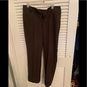 Size 6, Brown Straight Leg Trousers